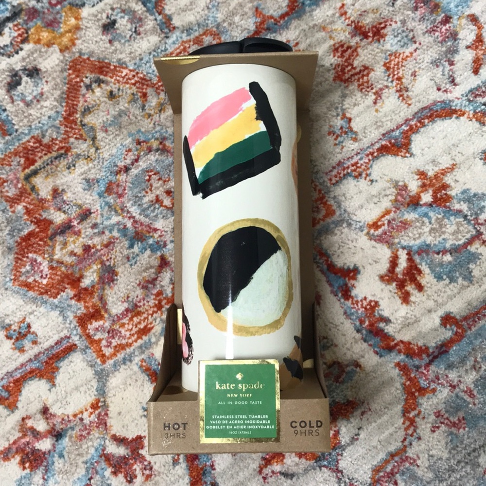 Kate Spade coffee tumbler